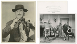 Lot of 19 Shemp Howard 10'' x 8'' Glossy Photos, From Three Stooges Films & Also His Own Films -- Plus 1 Joe Besser 10'' x 8'' Photo -- Very Good -- Full List of 12 Films Online at NateDSanders.com